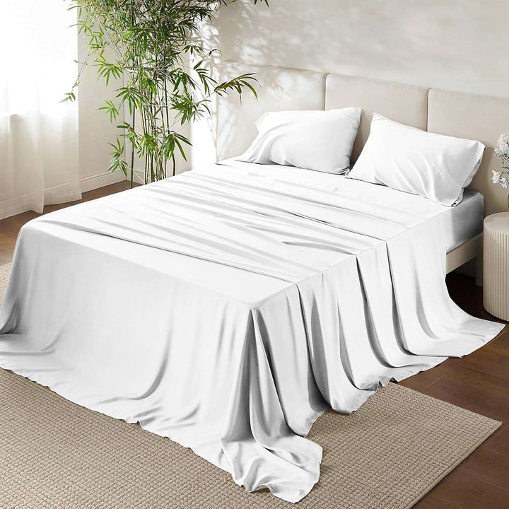 1000 Thread Count Egyptian Cotton Sheets California King Size, Long Staple Soft & Breathable, 4 Pc Bed Sheet Sets, Luxury Hotel Sateen Sheets Fits 16" Deep Pocket - Dark Grey