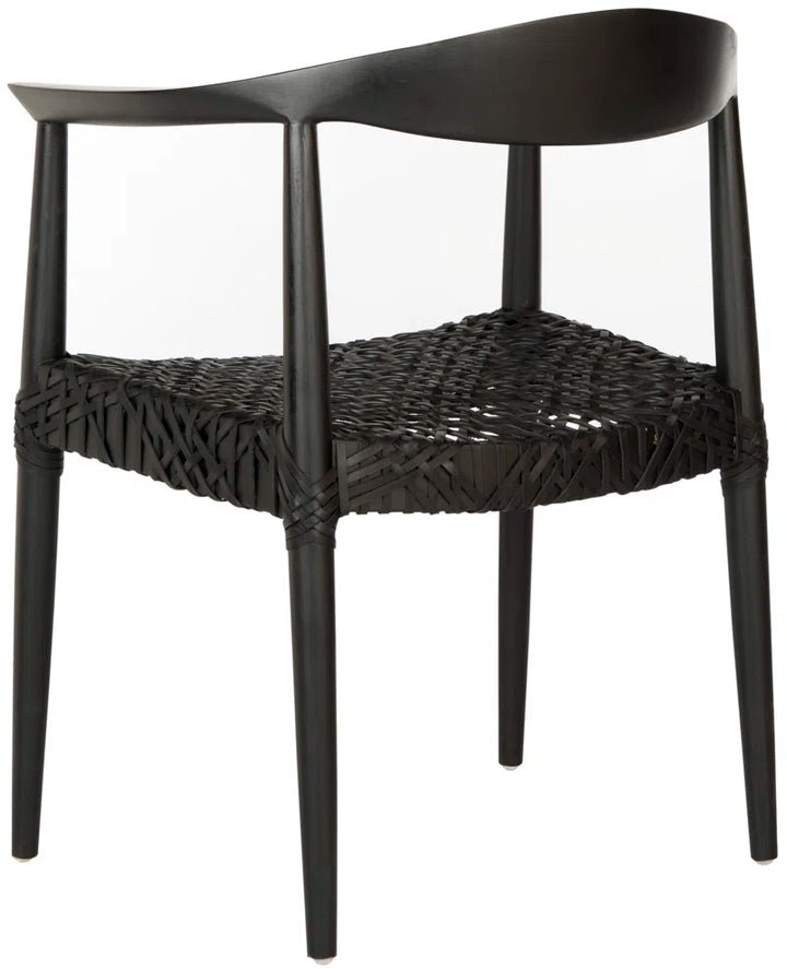 Kazbah Leather Dining Arm Chair