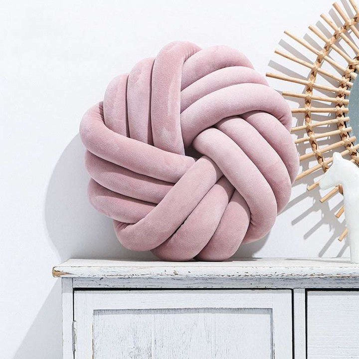 Knotted Pillow For Sofa, Bed, Chair