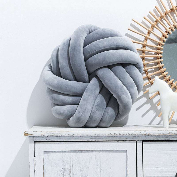 Knotted Pillow For Sofa, Bed, Chair