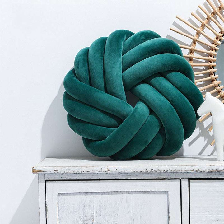 Knotted Pillow For Sofa, Bed, Chair