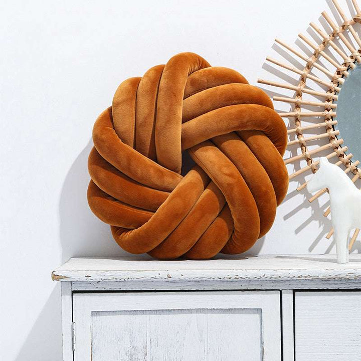 Knotted Pillow For Sofa, Bed, Chair