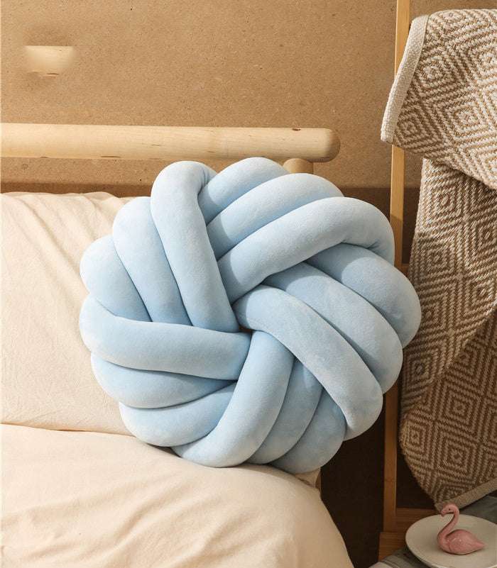 Knotted Pillow For Sofa, Bed, Chair