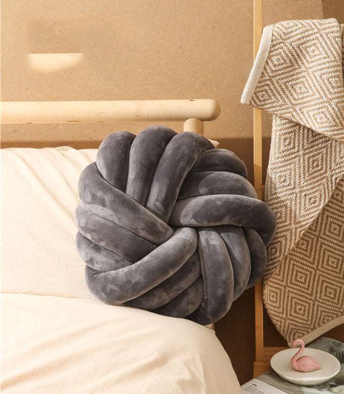 Knotted Pillow For Sofa, Bed, Chair