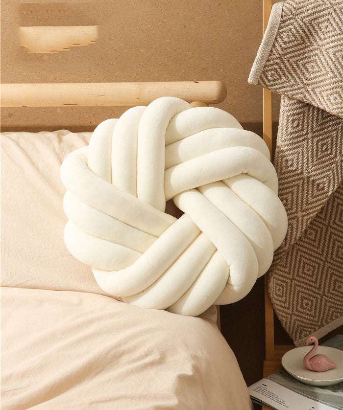 Knotted Pillow For Sofa, Bed, Chair