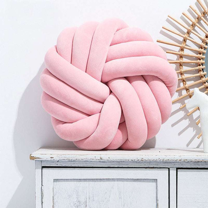 Knotted Pillow For Sofa, Bed, Chair