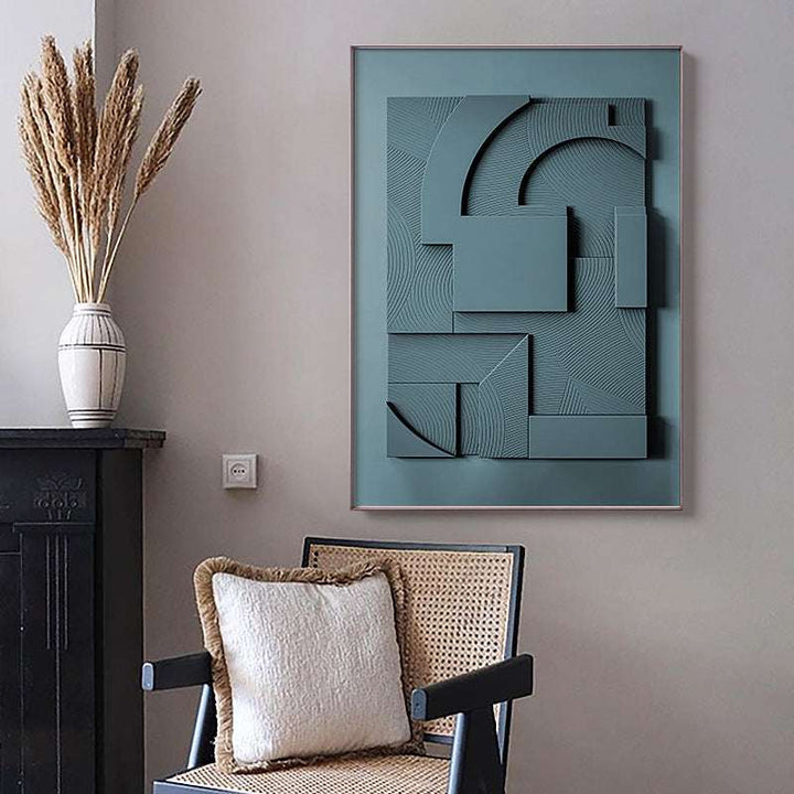 Geometric Morandi Hanging Canvas Art by Inviting Spaces