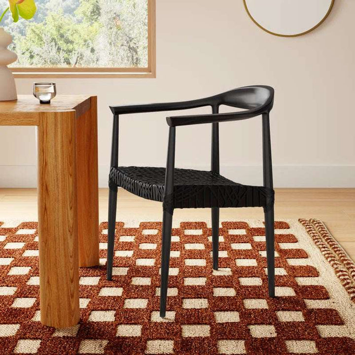 Kazbah Leather Dining Arm Chair