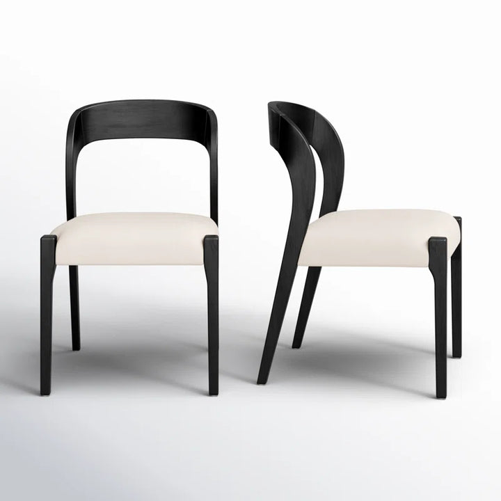 Hamish 18'' H Linen Blend Upholstered Oak Side Chair