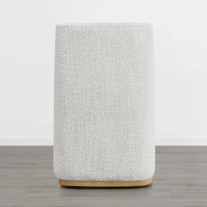 Geelt Upholstered Dining Chair with Casters