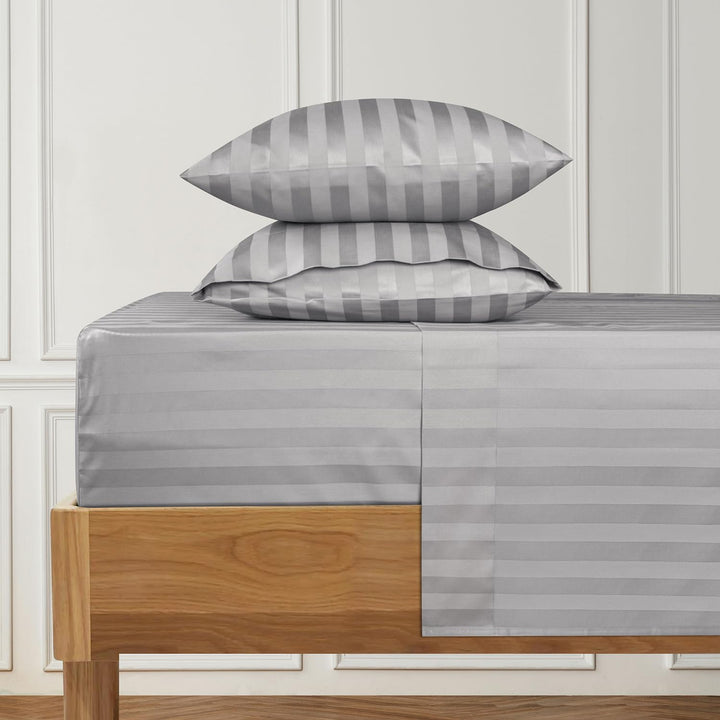 1000 Thread Count Egyptian Cotton Sheets California King Size, Long Staple Soft & Breathable, 4 Pc Bed Sheet Sets, Luxury Hotel Sateen Sheets Fits 16" Deep Pocket - Dark Grey
