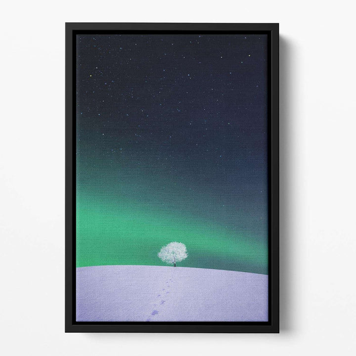 Apple Floating Framed Canvas