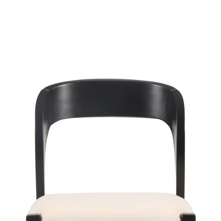 Hamish 18'' H Linen Blend Upholstered Oak Side Chair