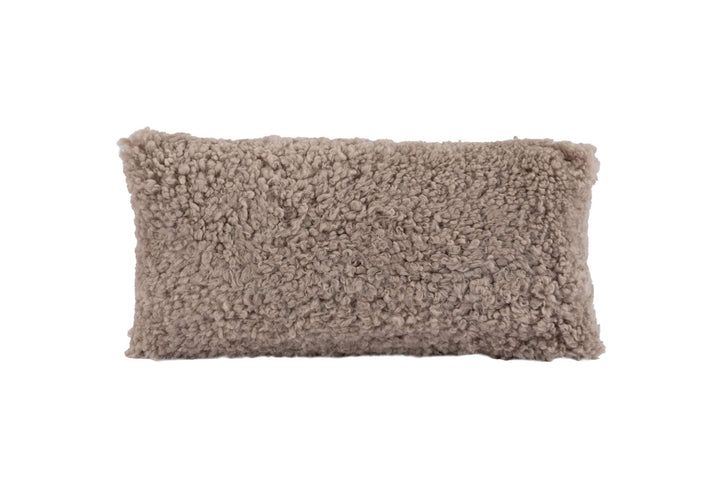 Signature Curly Shorn Sheepskin Accent Pillow Cushion