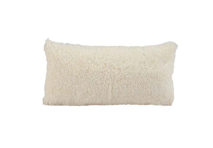 Signature Curly Shorn Sheepskin Accent Pillow Cushion
