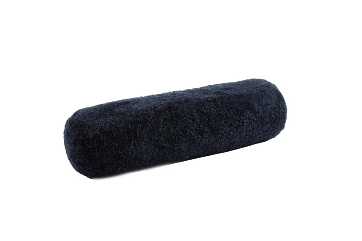 Luxe Curly Sheepskin Bolster – Natural Elegance