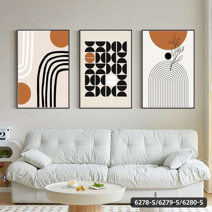 Inviting Spaces Modern Morandi Abstract 3-Piece Wall Art