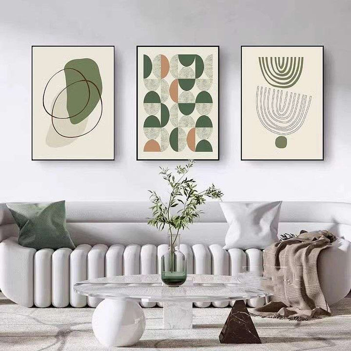 Inviting Spaces Modern Morandi Abstract 3-Piece Wall Art