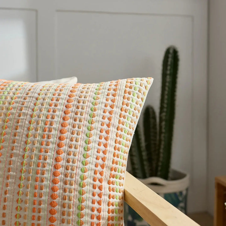Nordic Textured Polka Dot Pillow Covers – Modern Minimalist Decor for Sofa, Bedroom, or Lounge