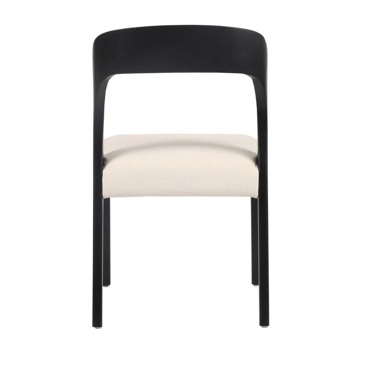 Hamish 18'' H Linen Blend Upholstered Oak Side Chair