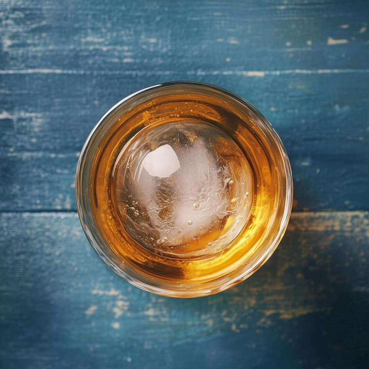 Ice Cube Molds – Large Silicone Ice & Sphere Mold Combo with Built-In Easy-Fill Funnel 2-Inch round & Square Whiskey Ice Molds for Cocktails & Bourbon in a glass.