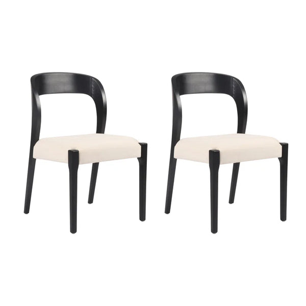 Hamish 18'' H Linen Blend Upholstered Oak Side Chair