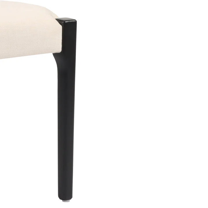Hamish 18'' H Linen Blend Upholstered Oak Side Chair