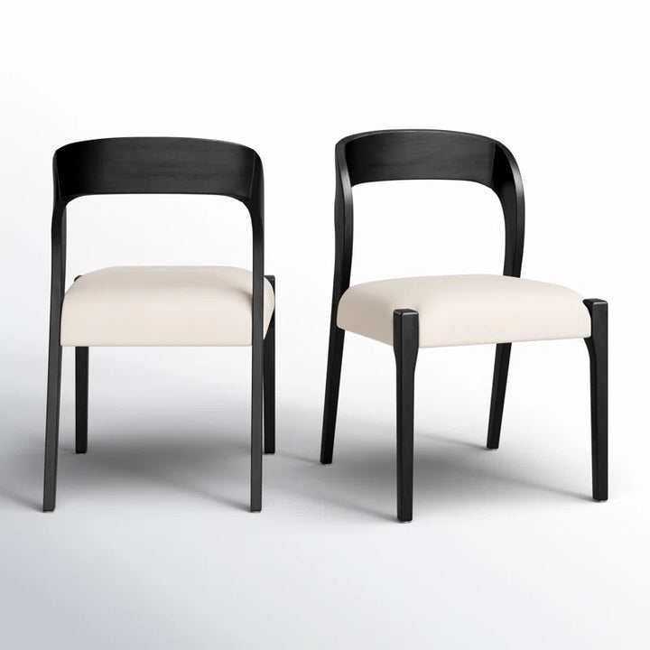 Hamish 18'' H Linen Blend Upholstered Oak Side Chair