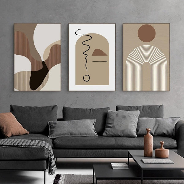 Inviting Spaces Whimsical Canvas Mural for Living Rooms