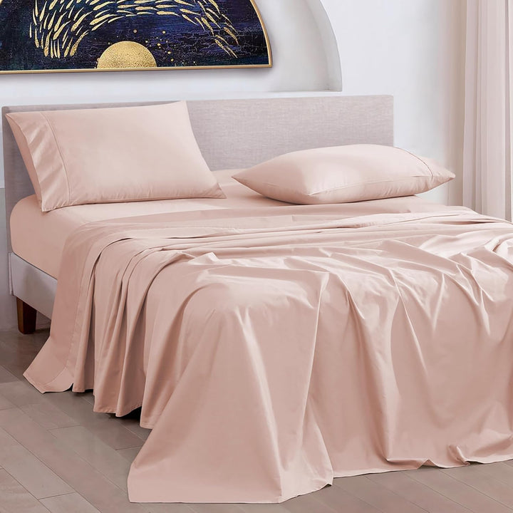 1000 Thread Count Egyptian Cotton Sheets California King Size, Long Staple Soft & Breathable, 4 Pc Bed Sheet Sets, Luxury Hotel Sateen Sheets Fits 16" Deep Pocket - Dark Grey