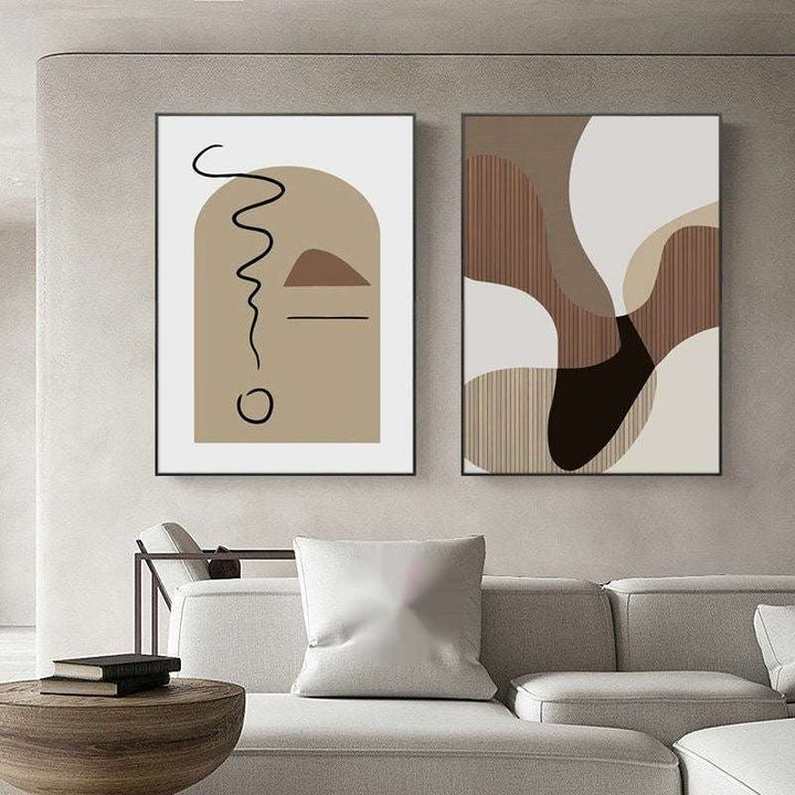 Inviting Spaces Whimsical Canvas Mural for Living Rooms