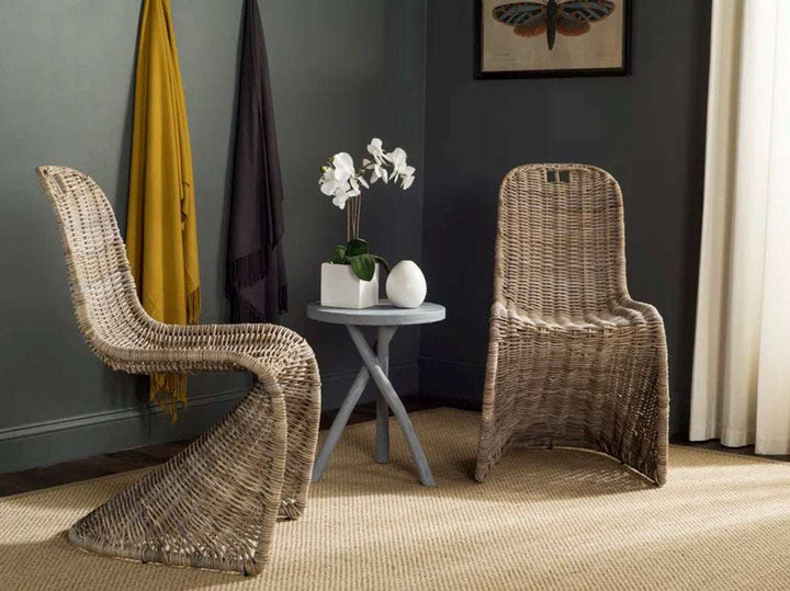 Wicker Indoor Dining Side Chair