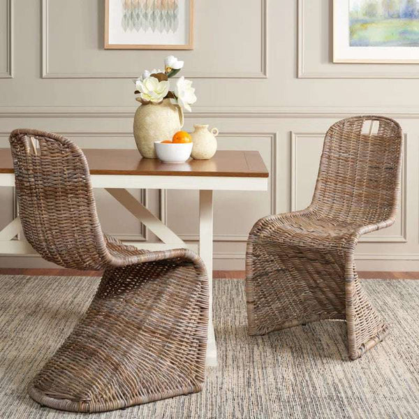 Wicker Indoor Dining Side Chair