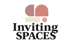 Inviting Spaces Logo with White Background and Black Text